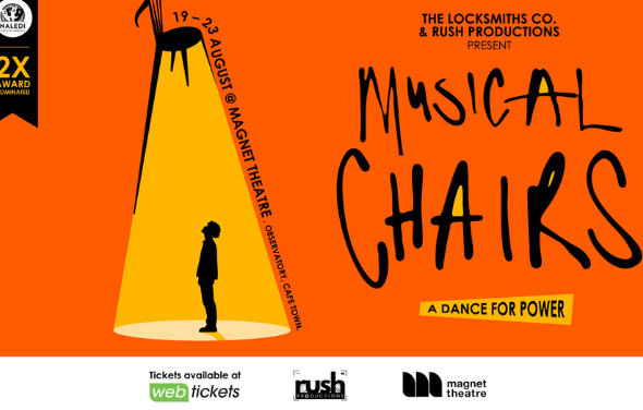 THE MUSIC GOES ON AS MUSICAL CHAIRS SETS UP FOR A GAME AT MAGNET THEATRE IN CAPE TOWN!